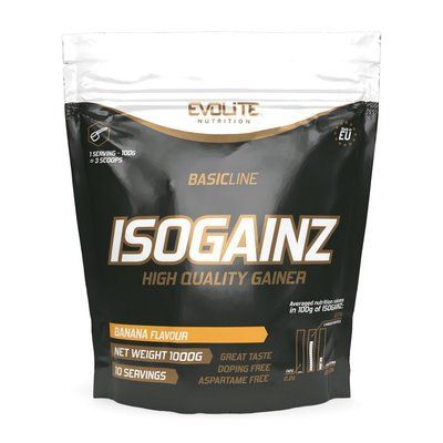 Гейнер Evolite Nutrition Iso Gainz 1 kg Кокос 110210 фото