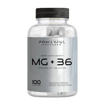 Мінерали Powerful Progress MG + B6 (100 caps) 110100 фото