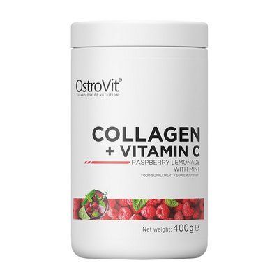 Препарат для суставов и связок OstroVit Collagen + Vitamin C 400 g Ананас 107467 фото