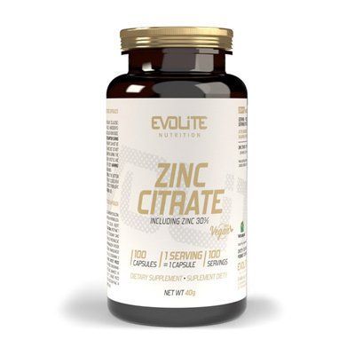 Мінерали Цитрат цинку Evolite Nutrition Zinc Citrate 100 капсул  110112 фото
