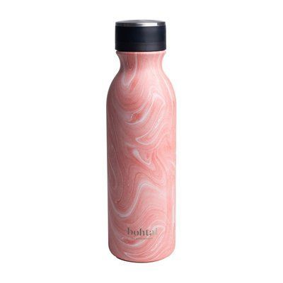SmartShake Bohtal Insulated Flask Pink Marble 600 ml 110515 фото