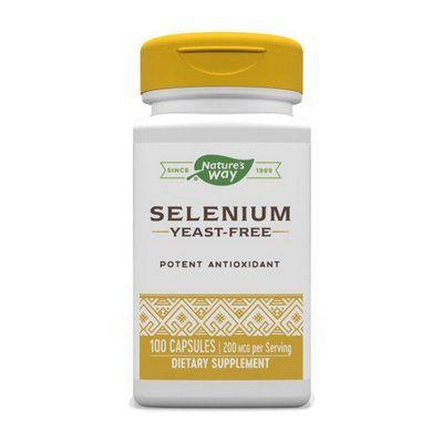 Мінерали Nature's Way	Selenium 200 mcg	100 caps 107290 фото