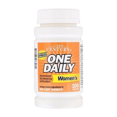 Вітаміни для жінок 21st Century One Daily Multivitamin for Womens 100 таблеток 110071 фото