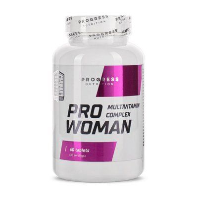 Витамины для женщин Progress Nutrition Pro Woman, 60 таблеток 110072 фото