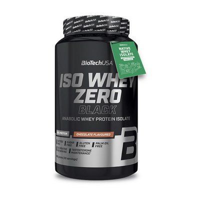 Ізолят Сироваткового Протеїну Biotech ISO Whey Zero Black 908 г Шоколад 110199-2 фото