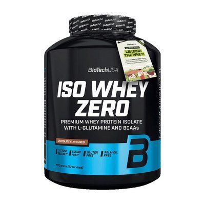 Ізолят сироваткового Протеїну Biotech ISO Whey Zero Lactose Free 2270 г Чорний шоколад 110207-9 фото