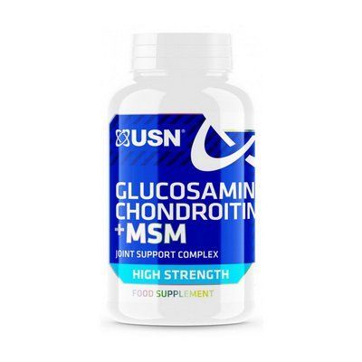 Для суглобів та зв'язок USN Glucosamine Chondroitin MSM 90 tabs 107984 фото