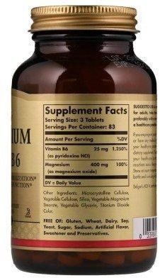 Вітамін В6 Solgar (Vitamin B6) 100 мг 100 таблеток 110031 фото