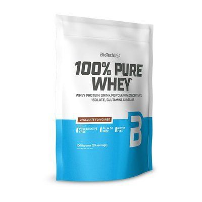 Сироватковий Протеїн Biotech 100% Pure Whey 1000 г Шоколадна-арахісова паста 110189 фото