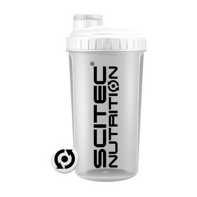 Shaker Scitec Nutrition 700 ml opaque white lid 110430 фото