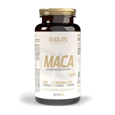 Для підтримки енергії Evolite Nutrition Maca 500 mg 100 veg caps  110134 фото