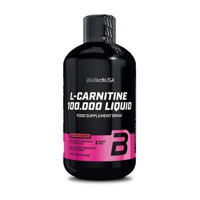 Жироспалювач BioTech L-Carnitine 100 000 500 ml Вишня 110351 фото