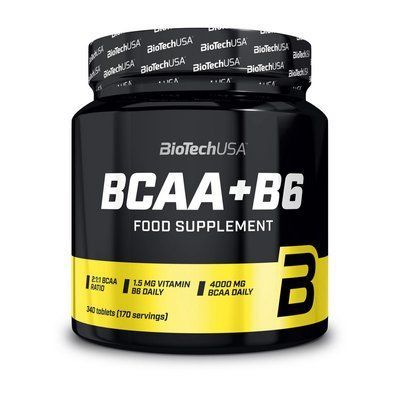 БЦАА BioTech BCAA + B6 340 таблеток 110292 фото