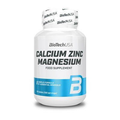 Мінерали Biotech Calcium Zinc Magnesium 100 таб 110093 фото