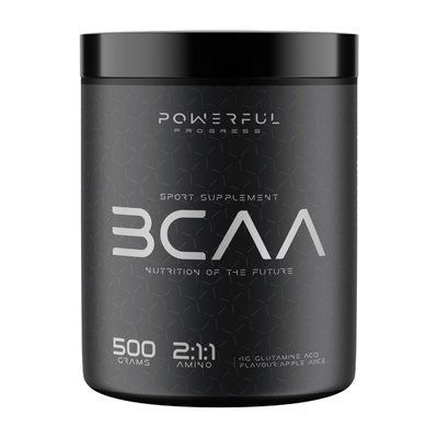 БЦАА Powerful Progress BCAA 2:1:1 500 g Яблуко 110276 фото